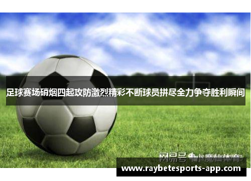 足球赛场硝烟四起攻防激烈精彩不断球员拼尽全力争夺胜利瞬间